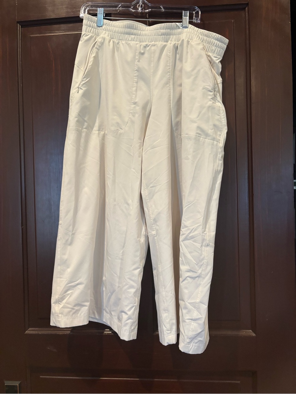 lululemon athletica Men's Cream Elastic-Waist Jogger Pants